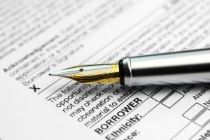 Image of an mortgage contract